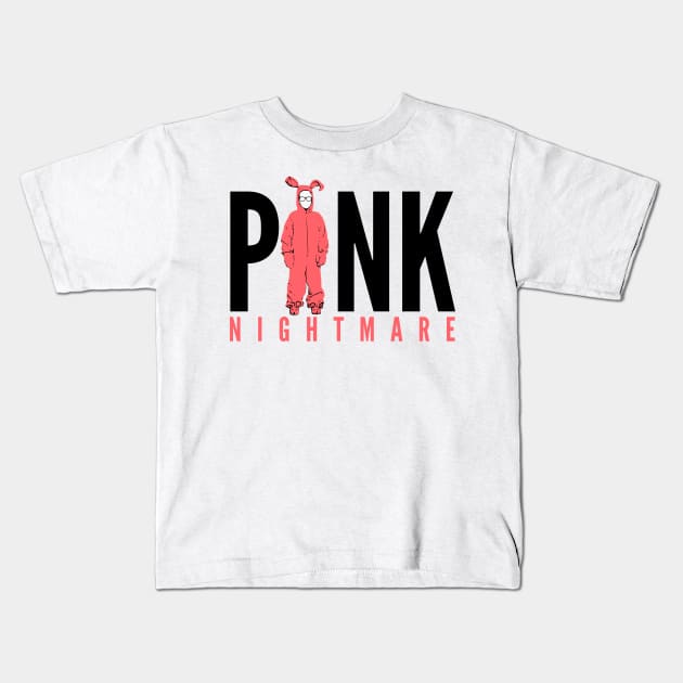 Pink Nightmare Kids T-Shirt by HilariousDelusions